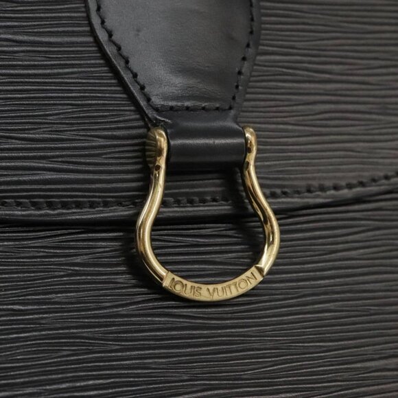 LOUIS VUITTON Epi Saint Cloud GM Shoulder Bag Black Noir - Picture 13 of 16